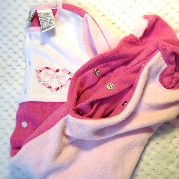 Sesame Street Pink Footie Pajamas/Romper 3/6 months - Picture 6 of 8